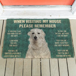 Kuvasz Dogs House Rules Doormat DHC04062221 - 1