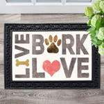 Live Bark Love Doormat DHC04063847 - 1