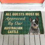 Must Be Approved By Our Australian Cattle Doormat DHC04062186 - 1