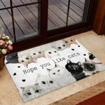 Hope You Like Cats Cat Doormat - 1