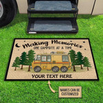 Making Memories One Campsite At A Time Personalized Doormat DHC04061765 - 1