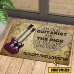 Love Guitar Music Personalized Doormat DHC070680 - 1