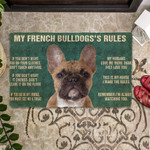 My French Bulldogs Rules Doormat DHC04062157 - 1