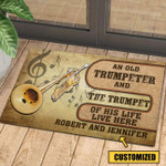 Love Trumpet Personalized Doormat DHC070686 - 1