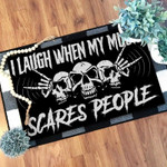 I laugh when my music scares people Doormat - 1