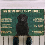Newfoundlands Rules Doormat DHC04062941 - 1