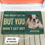 Keep Door Closed Bulldogs Dog Gender Personalized Doormat DHC04062075 - 1