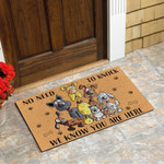 No need to knock we know you are here Doormat - 1