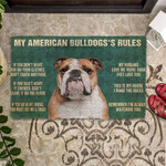 My American Bulldogs Rules Doormat DHC04062863 - 1