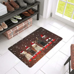 Merry Christmas Labrador Retriever KL0310139CL Doormat - 1