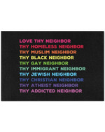 Love Thy Neighbor Doormat DHC0706765 - 1