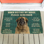 Leonberger Dogs House Rules Doormat DHC04062920 - 1
