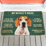 My Beagles Rules Doormat DHC04062154 - 1