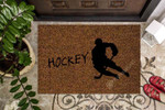 Hockey Player CLA1710002D Doormat - 1