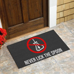 Never lick the spoon Doormat - 1