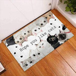Hope You Like Cats Personalized Doormat DHC07061372 - 1