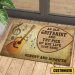 Love Guitar Personalized Doormat DHC070688 - 1