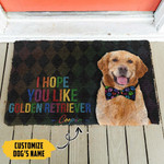 I Hope You Like Golden Retriever Personalized Doormat DHC04061768 - 1
