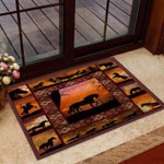 Sunset Horse Doormat - 1