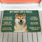 My Shiba Inus Rules Doormat DHC04062891 - 1