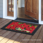Holiday Poinsettia Christmas GS-CL-LD0511 Doormat - 1