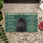 House Rules Newfoundland Dog Doormat DHC04062784 - 1