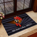 Did You Call First Chicken Doormat - 1