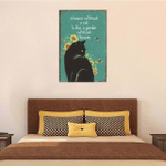 House Without A Cat Wall Art Vertical Poster Canvas