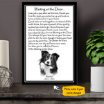 Border Collie WATD Personalized Dog Poem Memorial Gift Wall Art Vertical Poster Canvas