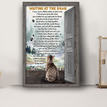 Tabby Cat WATD Personalized Pet Memorial Gift Wall Art Vertical Poster Canvas