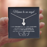 Mama To An Angel Miscarriage Gift Pregnancy Loss Gift Necklace With Message Card