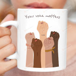 Your Voice Matters Peace Love Lgbt Mug To Lgbt Couple Lover Bestfriends Family Lover Presents Special Gifts For Birthday Christmas Holiday Funny Mug Ideas Lgbt Mug