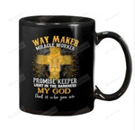 Way Maker Miracle Worker My God That Is Who You Are, Lion Mug, Jesus Mug, Best Christmas Gift