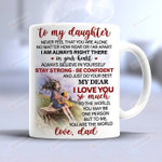 Personalized To My Daughter Mug, I Love You So Much, Gift For Daughter, Ceramic Mug Great Customized Gifts For Birthday Christmas 11oz 15oz Coffee Mug