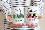 Personalized Future Oma And Opa Gifts Mug New Grandma Gifts For Grandma To Be Mug Grandmother Birthday Grandmother Mothers Day From Grandkids Christmas New Year Halloween Loves Family