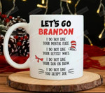Let'S Go Brandon Mug, Brandon Chant Mug, Christmas Mug Gift, Funny Gift For Birthday, Christmas