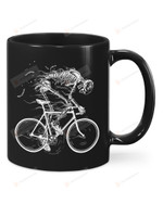 Funny Cycling Skeleton - Cycling Till Die Mug Gifts For Birthday, Anniversary Ceramic Changing Color Mug 11-15 Oz