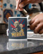 'MERICA And Washington Mugs Ceramic Mug 11 Oz 15 Oz Coffee Mug