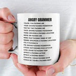 Angry Grammar Mug Gifts For Teacher From The Student Colleague Friends Coffee Mug Gifts To Brithday Back To School Day Christmas Wedding