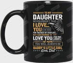 Personalized To My Daughter Mug Eagle Never Forget That I Love You From Dad Special Gifts For Christmas Birthday Thanksgiving Graduation Wedding Black Mug Ceramic Mug