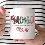 Personalized Momo Claus - Art Christmas Mugs Ceramic Mug 11 Oz 15 Oz Coffee Mug