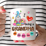 Personalized I Love Being Grandma Easter's Day Gift For Grandma Ceramic Mug Great Customized Gifts For Birthday Christmas Thanksgiving Anniversary 11 Oz 15 Oz Coffee Mug
