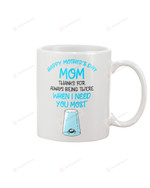 Family Happy Mother's Day Thanks Mom For Always Being There When I Need You Most Ceramic Mug Great Customized Gifts For Birthday Christmas Thanksgiving Mother's Day 11 Oz 15 Oz Coffee Mug