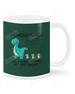 Grandmasaurus Like Normal Grandma But More Awesome Ceramic Mug Great Customized Gifts For Birthday Christmas Thanksgiving 11 Oz 15 Oz Coffee Mug