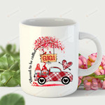 Blessed To Be Called Gigi Valentine Gnomes Truck Mug Gifts For Her, Mother's Day ,Birthday, Anniversary Ceramic Coffee Mug 11-15 Oz