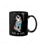 Tats And Cats Mug Gifts For Birthday, Anniversary Ceramic Coffee 11-15 Oz