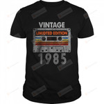 Vintage 1985 Made in 1985 37th Birthday Limited Edition T-Shirt