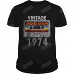Vintage 1974 Made in 1974 48th Birthday Limited Edition T-Shirt