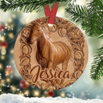 Personalized Running Horse Ornament Home Decor, Car Hanging