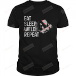 Eat Sleep Weld Repeat Welder Gift T-Shirt
